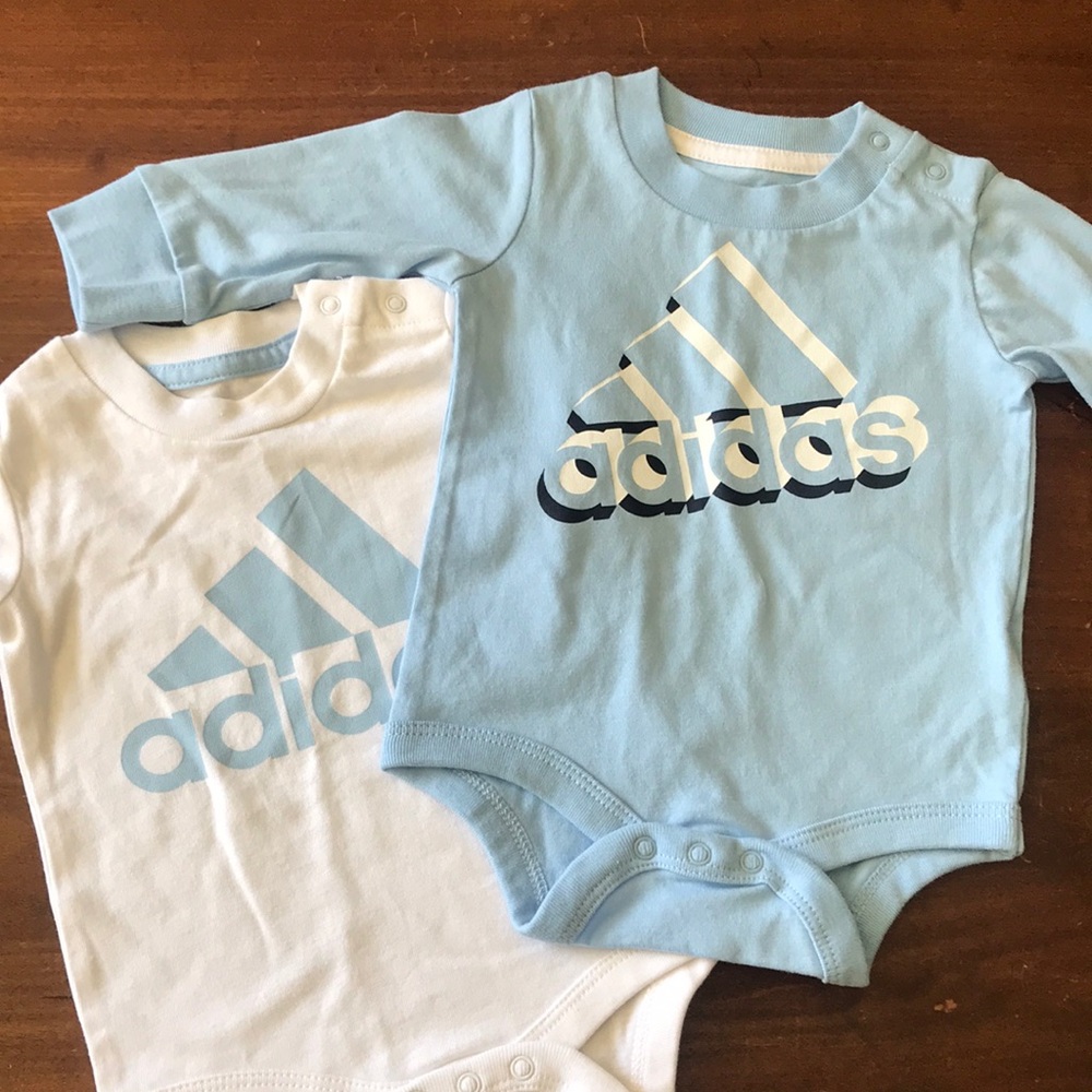 Adidas baby short sleeve and long sleeve shirts